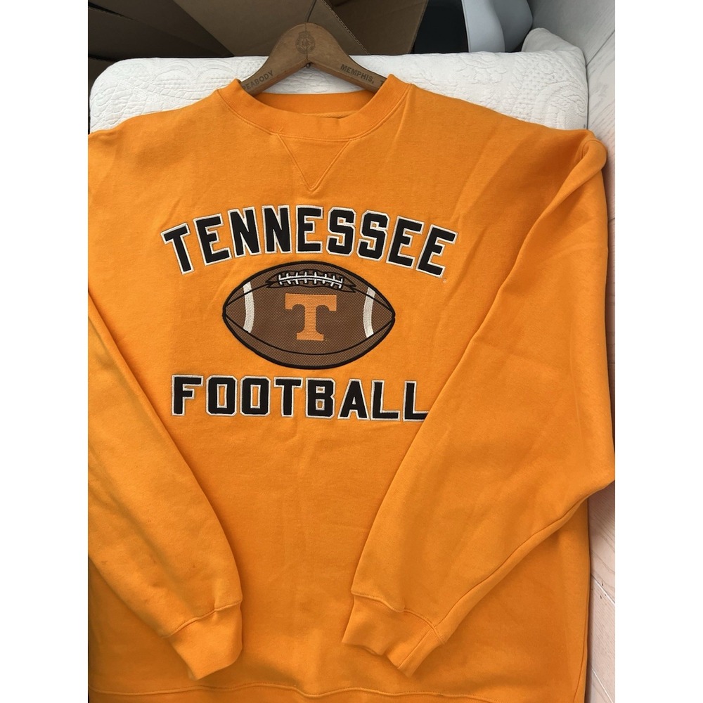 Adidas Tennessee Volunteers Sweatshirt Mens 2XL Oversized Orange Embroidered